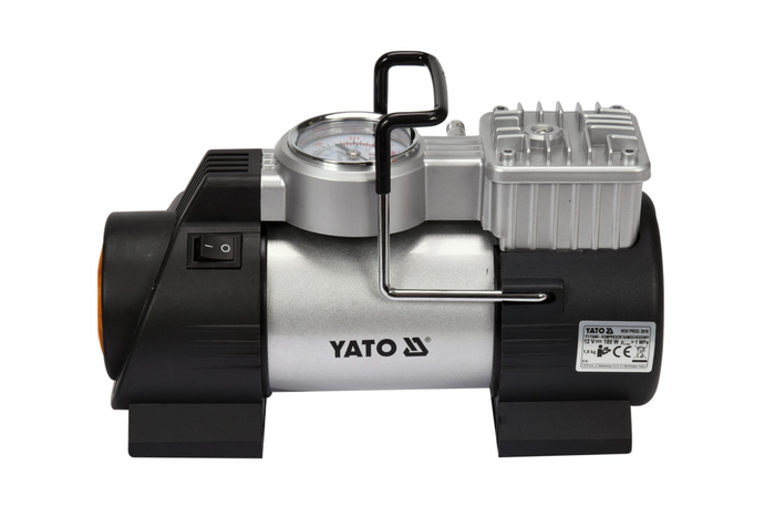 YATO YT-73460 bilkompressor med LED-lampa 12V 180W