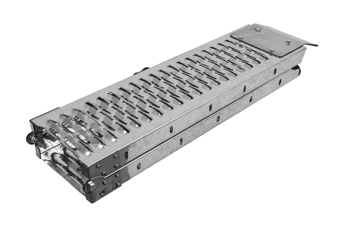 UNITRAILER ALR004 hopfällbar ramp stålramp för släpvagn 170 cm 227 kg
