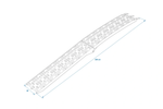 ProPlus 390096 hopfällbara ramper aluminiumramper för släpvagnar 220 cm 680 kg set om 2