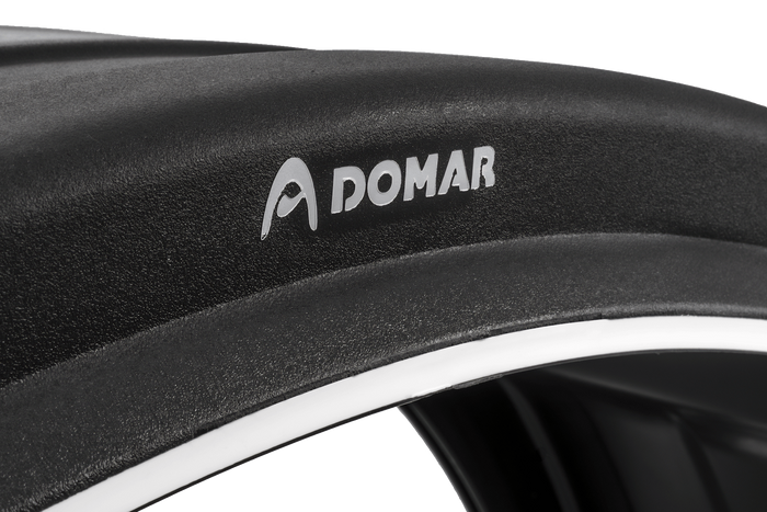 Stänkskärm för släpvagn 19,5-24,5" DOMAR DK4175 hjulhus 1300/460 mm för snabb montering