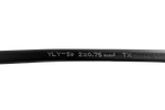 TEXSIM YLY-Sp 2x0,75 tvåledarig platt elkabel - 1m