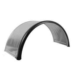 Dubbelskärm för släpvagn 15-16" DOMAR DK7120 hjulhus 880/400mm metall med gummikant