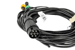 MANTES elinstallation släpvagnssele 7m 7-PIN PLUGBAJONT 2x 5-PIN