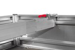 UNITRAILER sidobalk för lastsäkring 2100-2400 mm