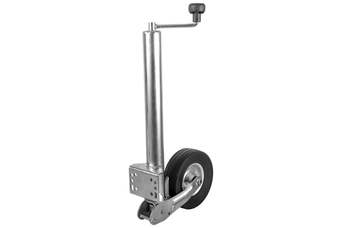 WINTERHOFF VK 60-BLH-255 SB automatiskt stödhjul med handtag 500kg 60mm 670-905mm