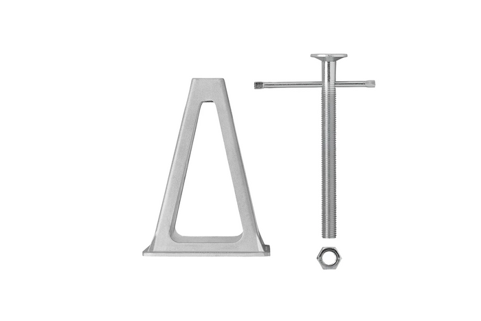 Set med fyra utdragbara stöd ProPlus 360803 stabilisator för 3600 kg släpvagn 430 mm