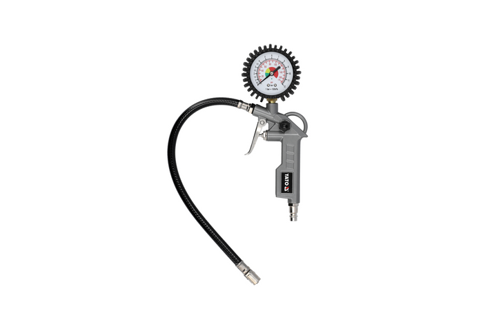 YATO YT-23780 pneumatiskt set för uppblåsning av däck, bollar, madrasser, 6 delar