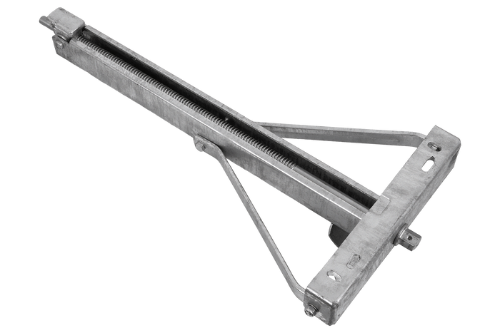 KNOTT 6X1197.007 utdragbar hörnstödsstabilisator för släpvagn 1100kg 498mm