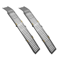 UNITRAILER ALR005 hopfällbara ramper stålramper för släpvagnar 200 cm 500 kg set om 2