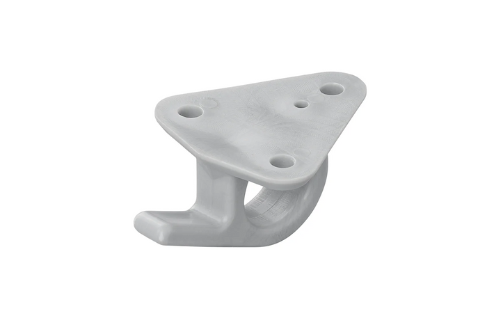 ProPlus 342157V01 plastkrok på sidan med ögla för att fästa presenning, släpvagnslinremmar