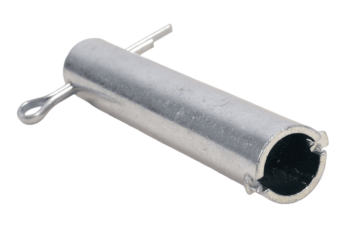 KNOTT 406025.001 stödhjulsaxel, bussning 114x20mm