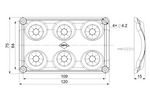 HORPOL LWD2154/CZ LED 990lm svart bilkupélampa