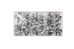 YATO YT-36460 nitmuttrar i aluminium, storlek M3-M10, 150 delar